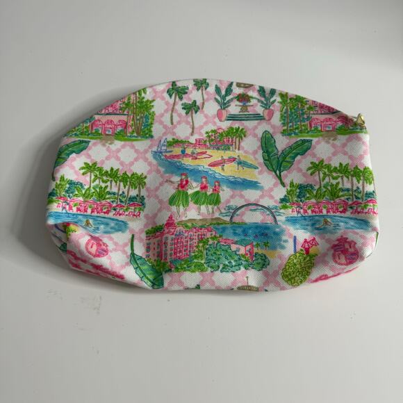 NWOT SMITH & QUINN Everything Pouch Hawaiian Beach Print - Picture 2 of 3
